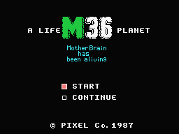A Life M36 Planet Title Screen